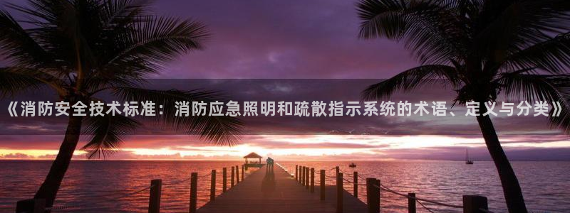 《消防安全技术标准:消防应急照明和疏散指